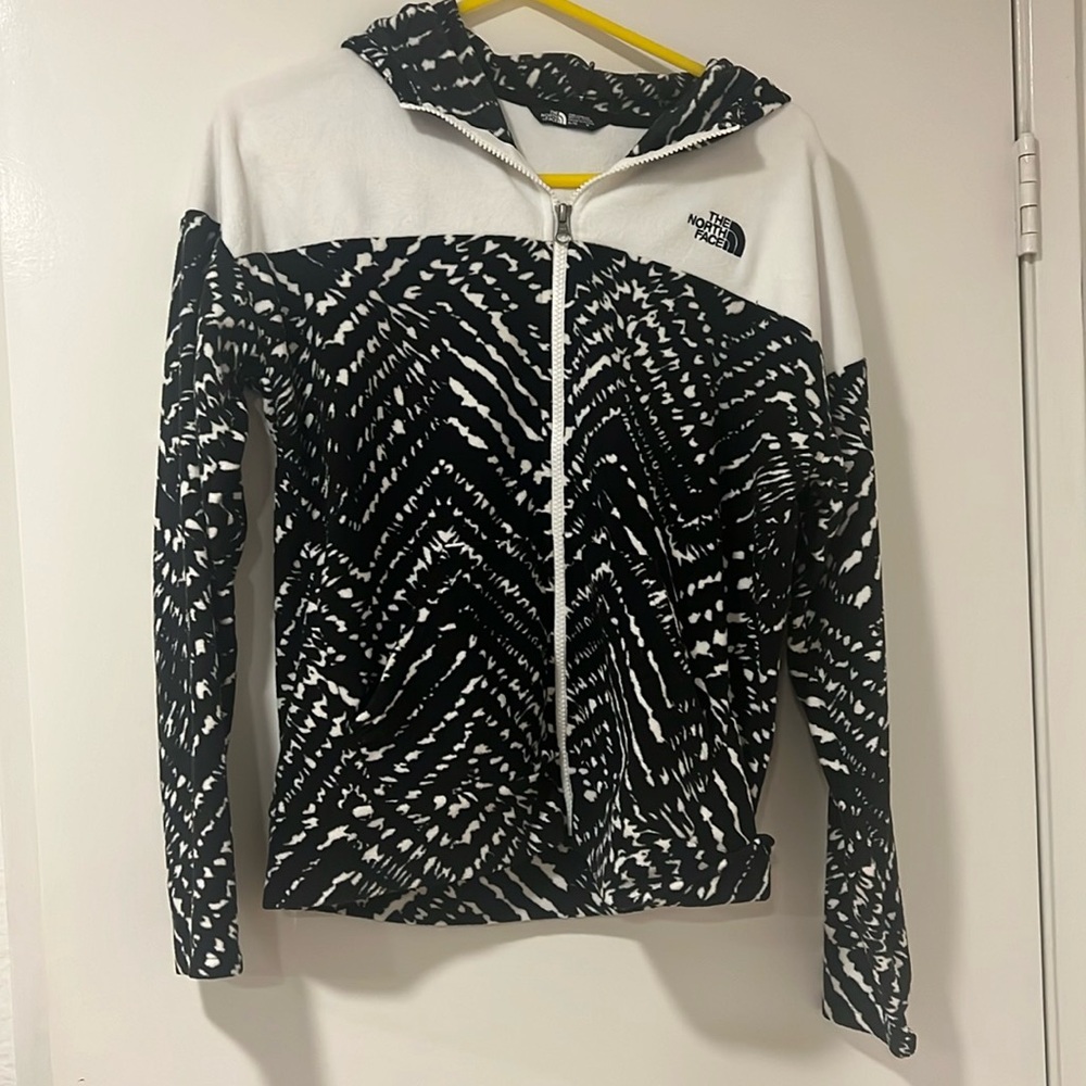 The North Face fleece zip up hoodie